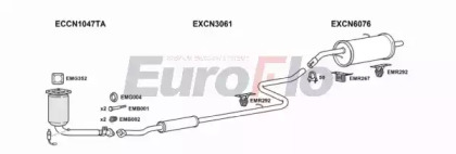 Система выпуска ОГ EuroFlo CNC216 1001